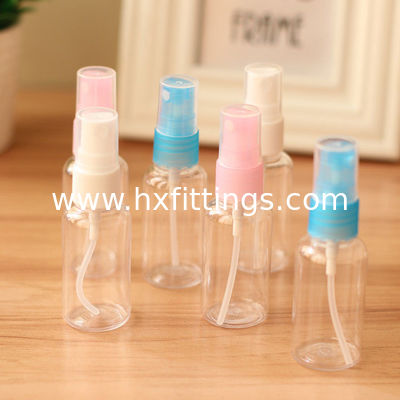 Empty 30ml 50ml 60ml 100ml Clear Blue Green Black Pink PET Plastic Mist Spray Bottles