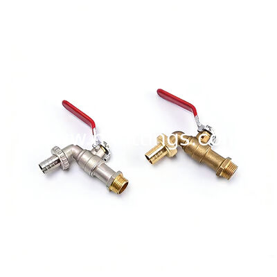 Χονδρικό OEM Μοντέρνο επινικελωμένο πλυντήριο ρούχων 1/2 BSP/NPT με νήματα τοίχου Μπρούντζο Μπίμπκοκ | Ανθεκτικό & Αδιάβροχο