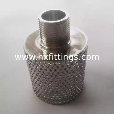 Pipe 1-8 suction and Lay flat round hole steel strainer factory direct sale